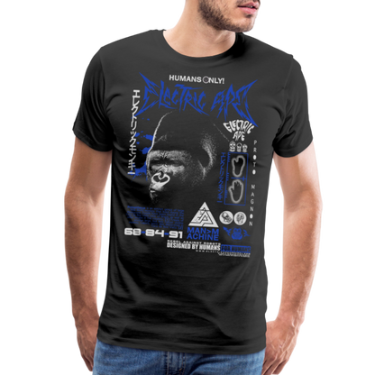 Warning Ape Men's Premium T-Shirt - black
