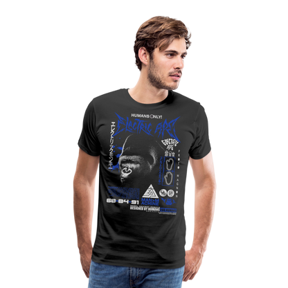 Warning Ape Men's Premium T-Shirt - black