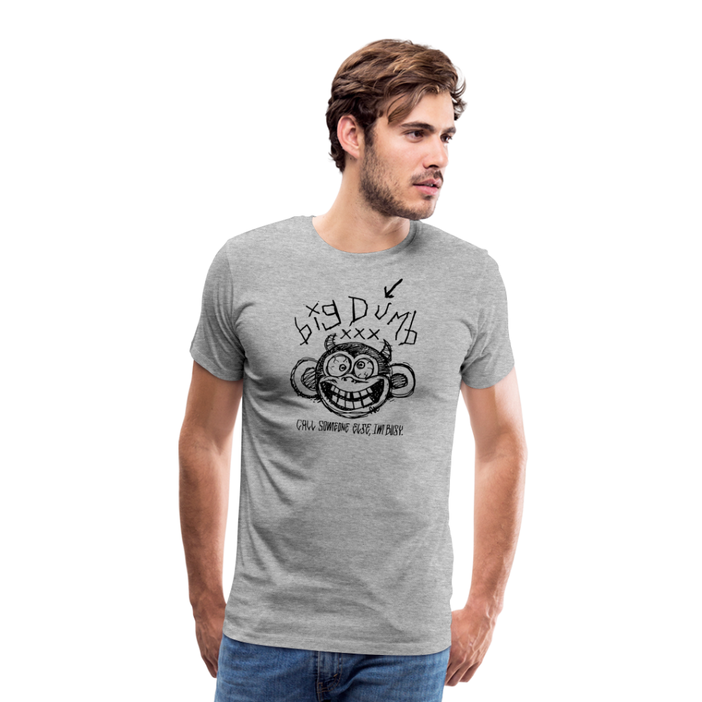 Big Dumb Ape Men's Premium T-Shirt - heather gray