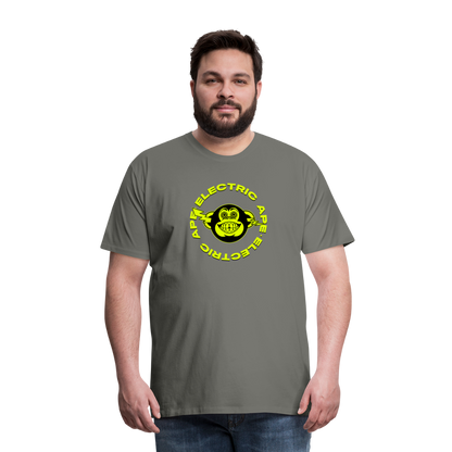 Circle Logo Men's Premium T-Shirt - asphalt gray