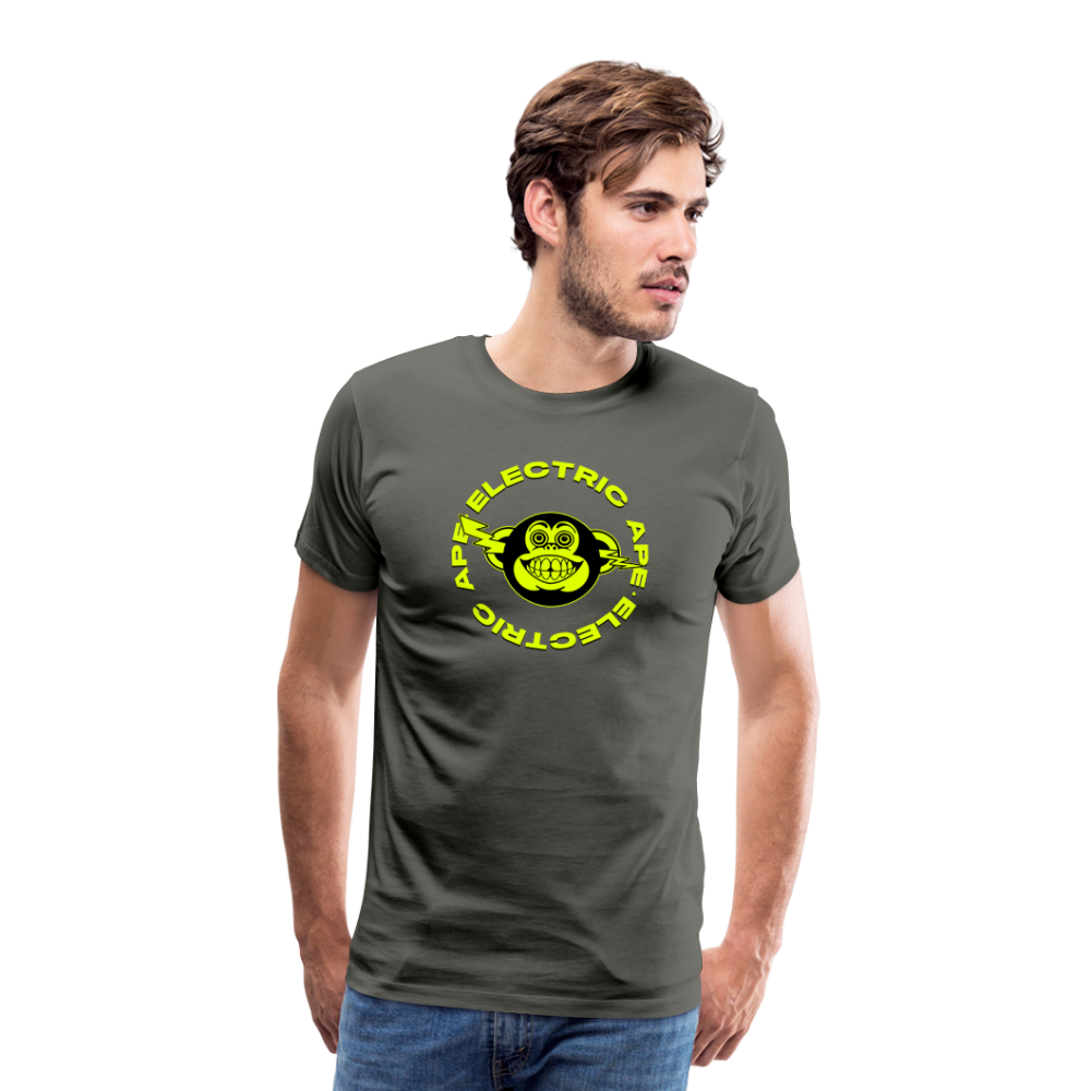 Circle Logo Men's Premium T-Shirt - asphalt gray