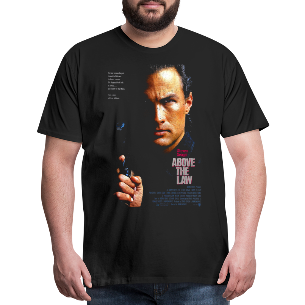 Above The Law Men's Premium T-Shirt SSM* - black