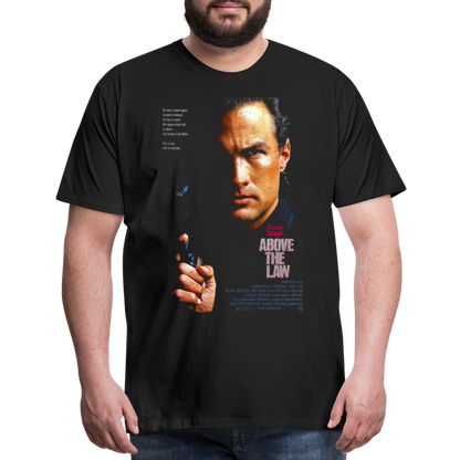 Above The Law Men's Premium T-Shirt SSM* - black