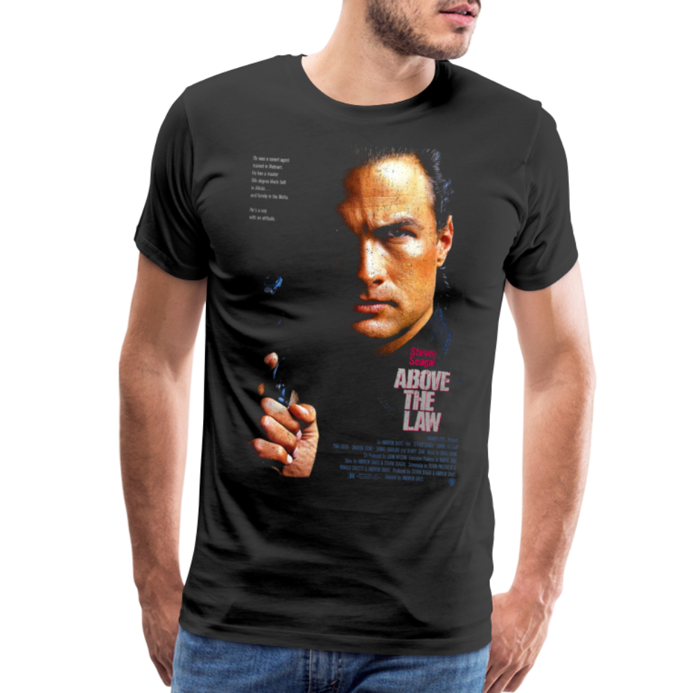 Above The Law Men's Premium T-Shirt SSM* - black