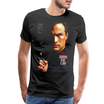 Above The Law Men's Premium T-Shirt SSM* - black