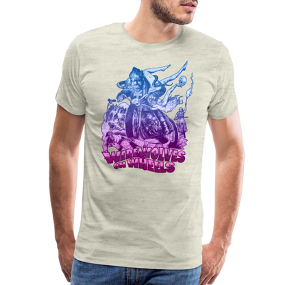 Wheels Men's Premium T-Shirt SSM* - heather oatmeal