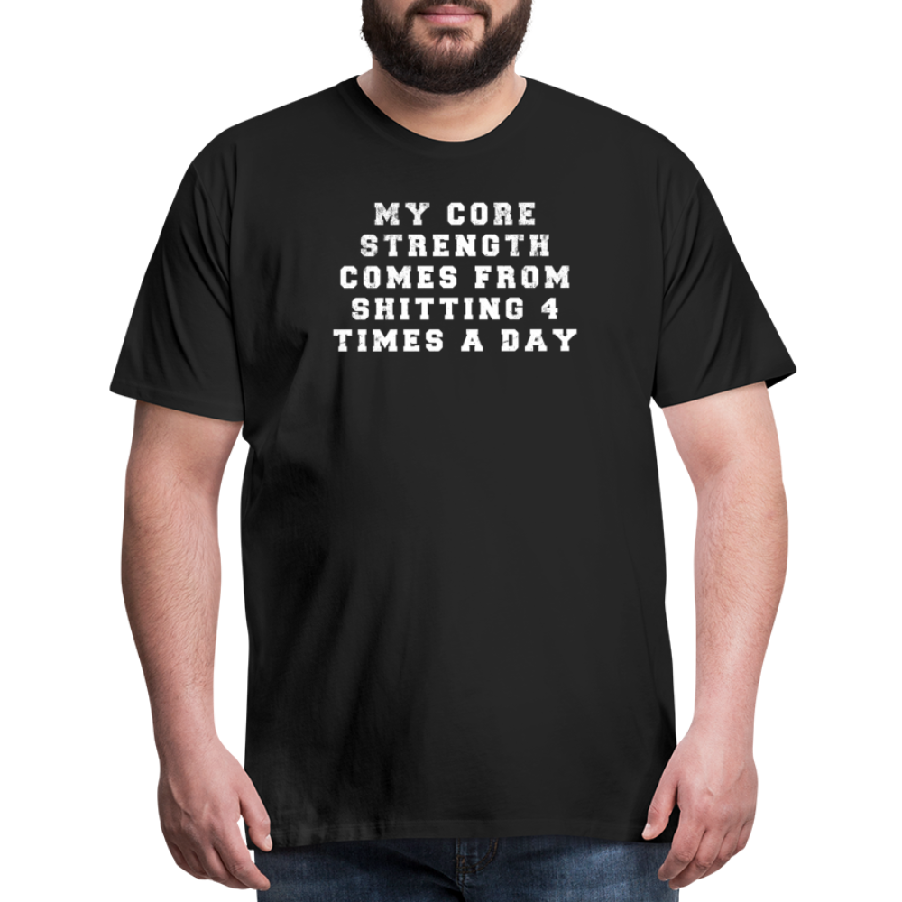 Poops Men's Premium T-Shirt SSM* - black