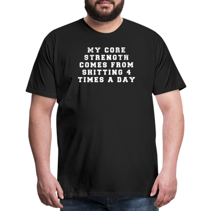 Poops Men's Premium T-Shirt SSM* - black