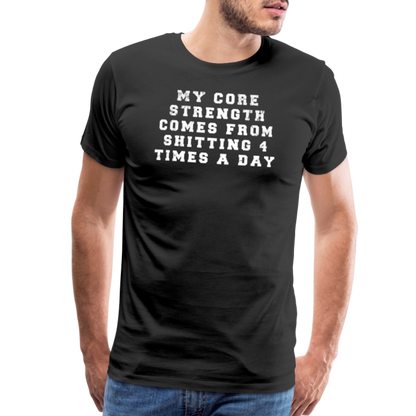 Poops Men's Premium T-Shirt SSM* - black
