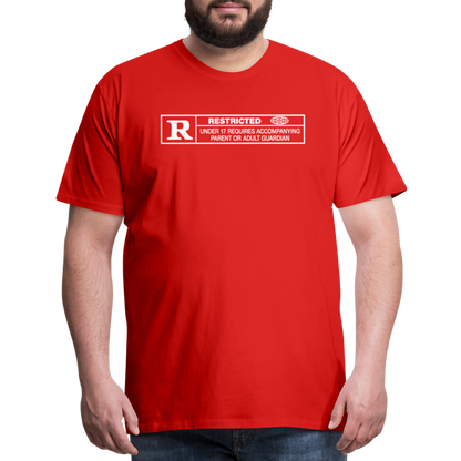 Rated R Men's Premium T-Shirt SSM* - red