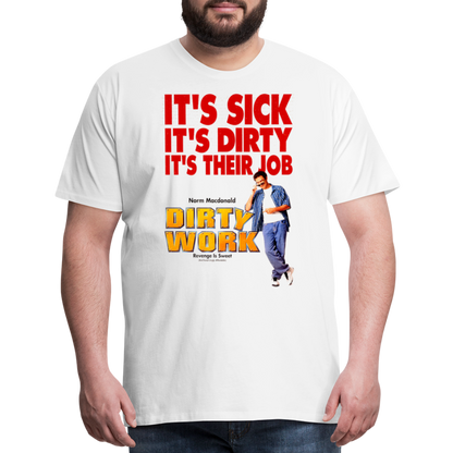 DirtyWrk Men's Premium T-Shirt SSM* - white