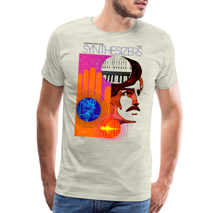 Synth Men's Premium T-Shirt SSM* - heather oatmeal