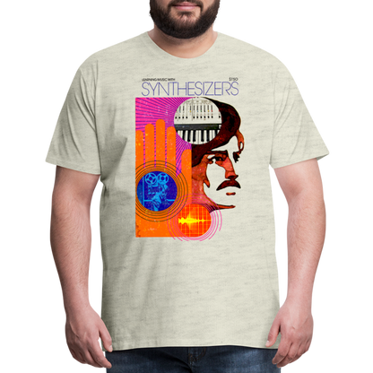 Synth Men's Premium T-Shirt SSM* - heather oatmeal