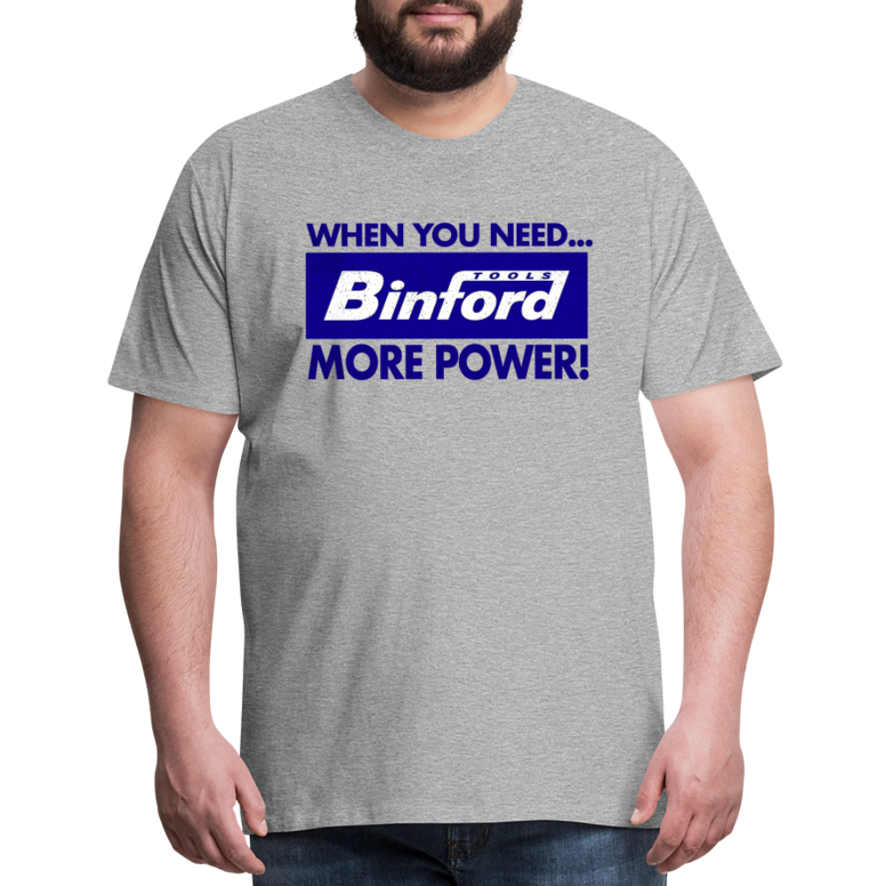 Binford Men's Premium T-Shirt SSM* - heather gray