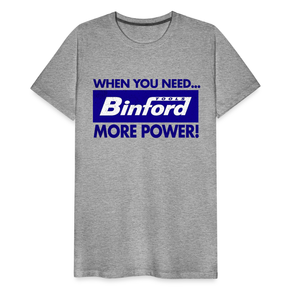 Binford Men's Premium T-Shirt SSM* - heather gray
