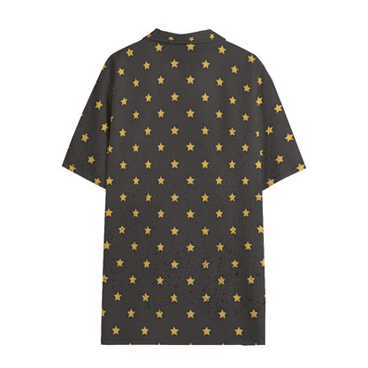 Rockstar Dudes Button Down Hawaiian Shirt