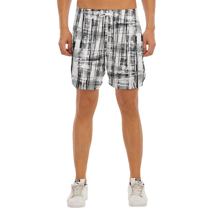 NY Swirl Dudes Drawstring Chill Gym Shorts