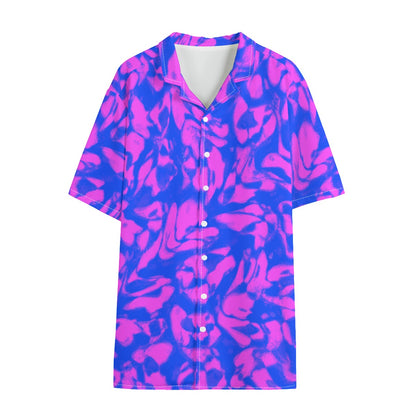 Pinkadelic Dudes Button Down Hawaiian Shirt