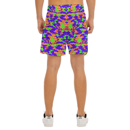 Dino Camo Dudes Drawstring Chill Gym Shorts