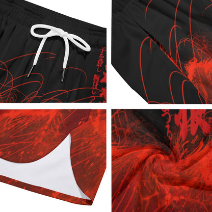Blood Sun Dudes Drawstring Chill Gym Shorts