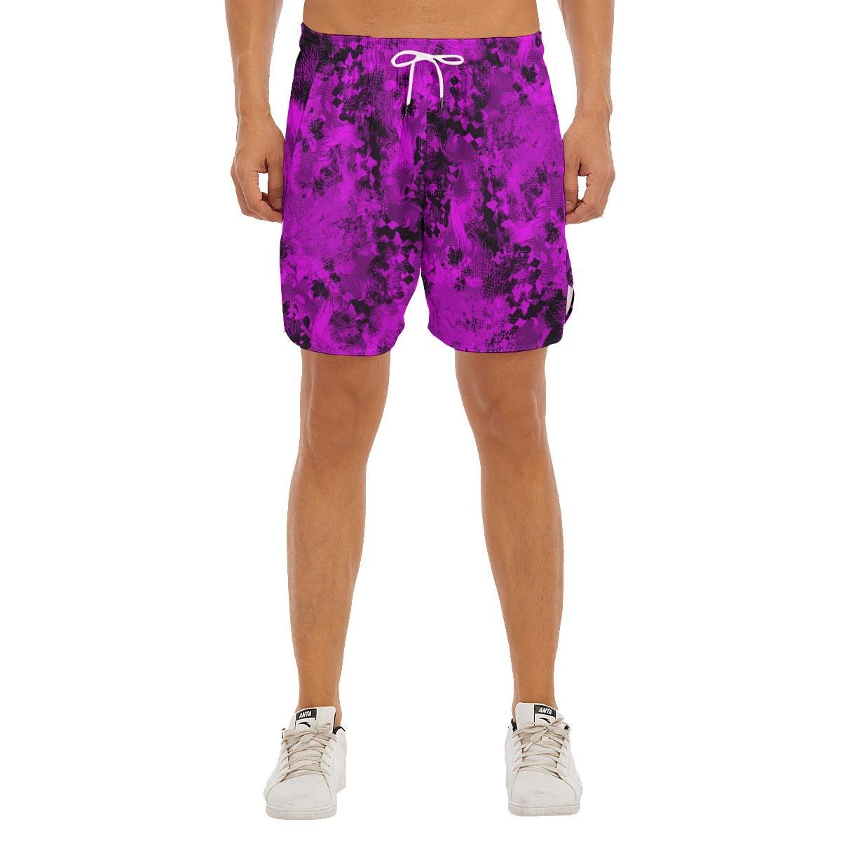 Velvet Vortex Dudes Drawstring Chill Gym Shorts