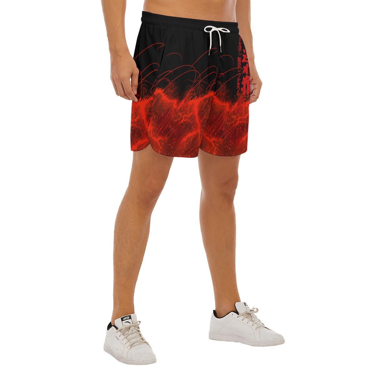 Blood Sun Dudes Drawstring Chill Gym Shorts