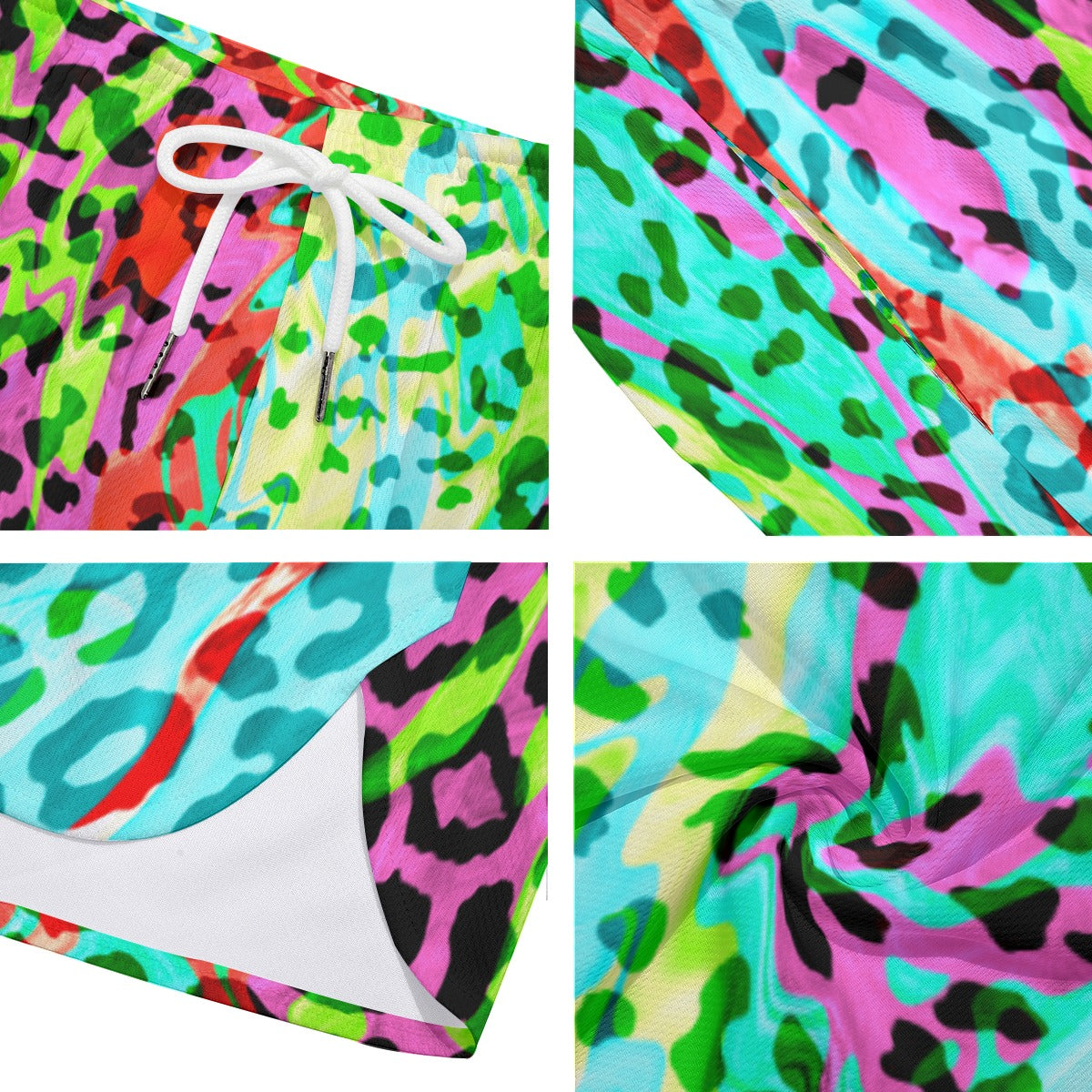 Candy Cat Dudes Drawstring Chill Gym Shorts