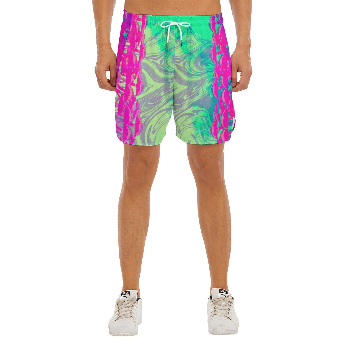 Fun Caps Dudes Drawstring Chill Gym Shorts