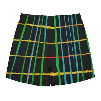 NY Stripes Dudes Drawstring Chill Gym Shorts