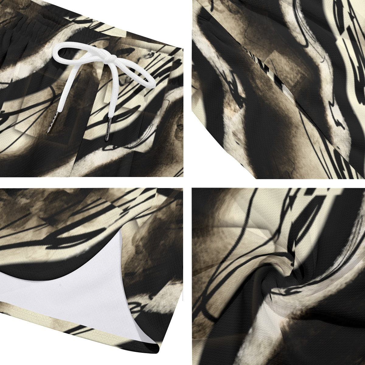 Droptop Drizzle Dudes Drawstring Chill Gym Shorts
