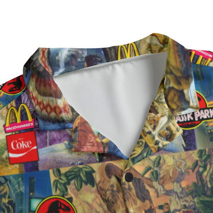 Collect all 4! Dudes Button Down Hawaiian Shirt
