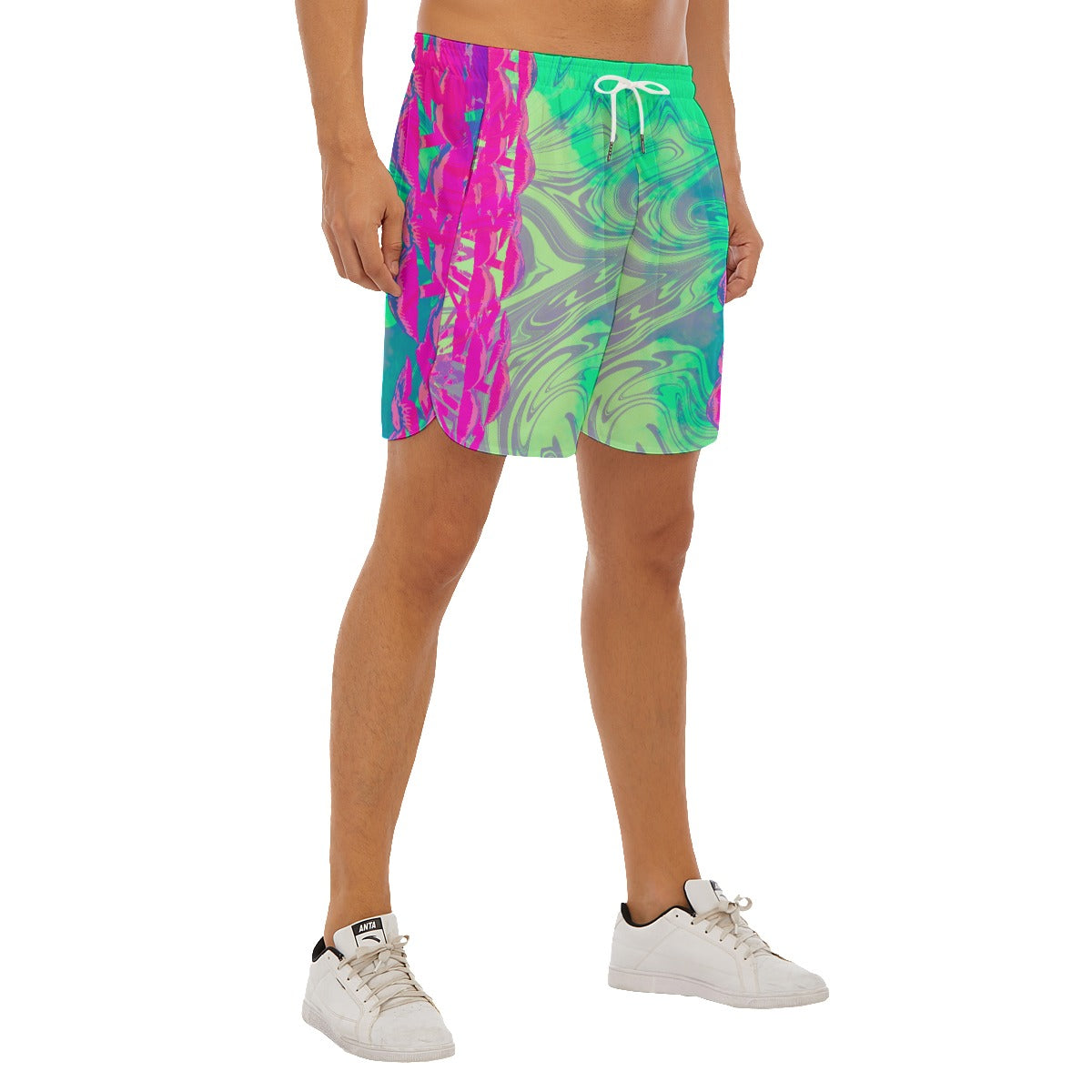 Fun Caps Dudes Drawstring Chill Gym Shorts