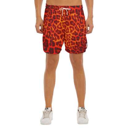 Metal Cheetah Dudes Drawstring Chill Gym Shorts