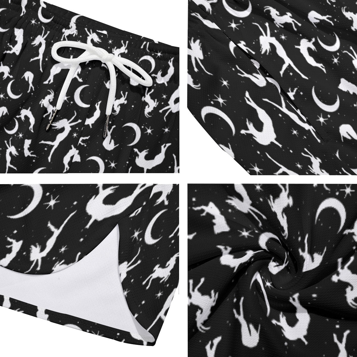 Black Philip Dudes Drawstring Chill Gym Shorts