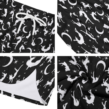 Black Philip Dudes Drawstring Chill Gym Shorts