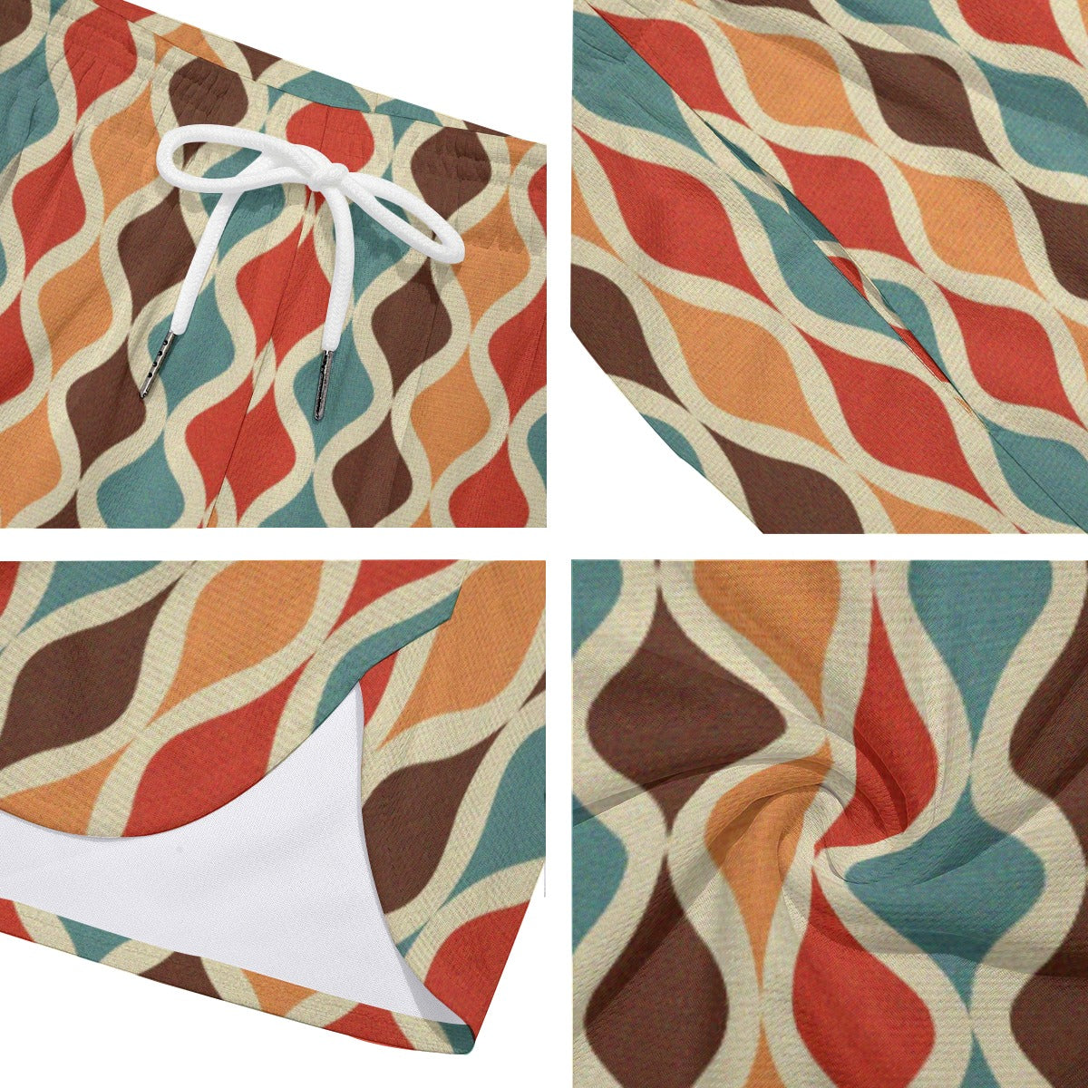 Hippy Diamond Dudes Drawstring Chill Gym Shorts