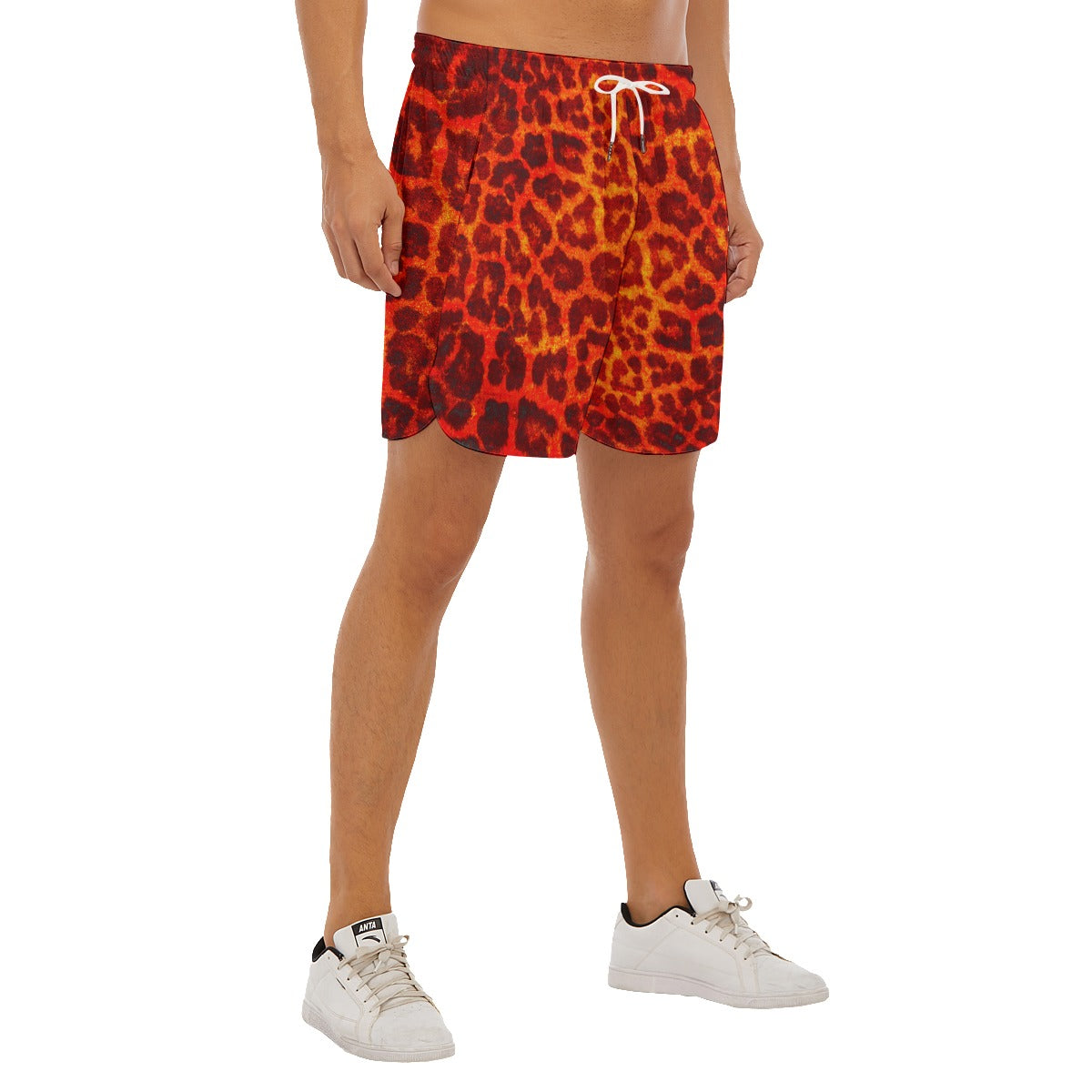 Metal Cheetah Dudes Drawstring Chill Gym Shorts