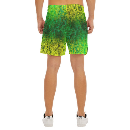 Dino-Cubed Dudes Drawstring Chill Gym Shorts