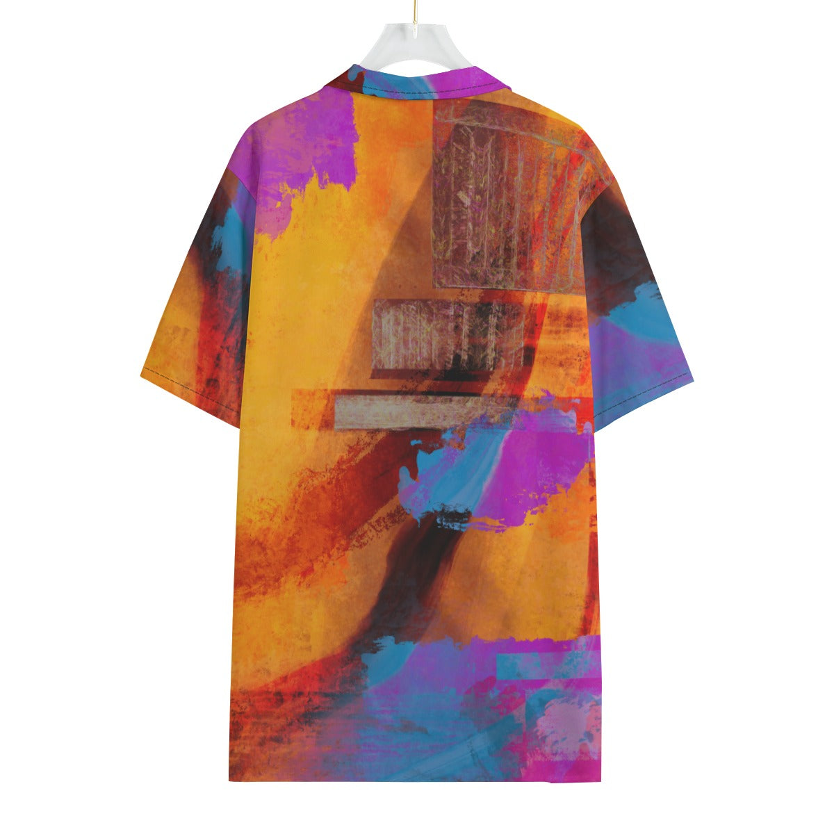 NY Gouache Dudes Button Down Hawaiian Shirt