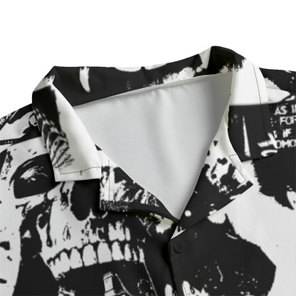 Vintage Vampire Dudes Button Down Hawaiian Shirt