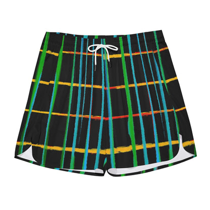 NY Stripes Dudes Drawstring Chill Gym Shorts
