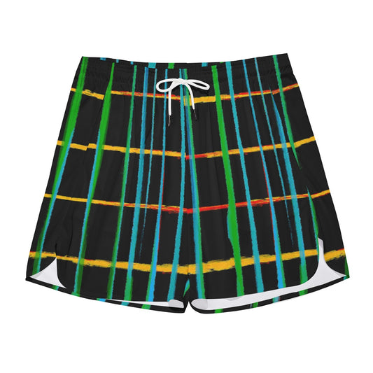 NY Stripes Dudes Drawstring Chill Gym Shorts