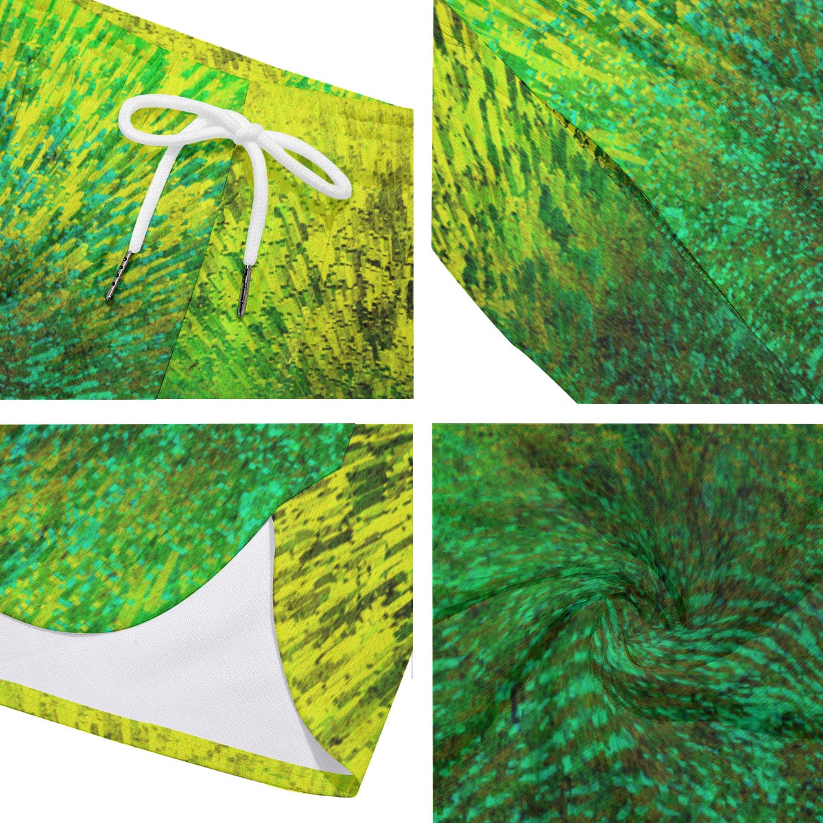 Dino-Cubed Dudes Drawstring Chill Gym Shorts