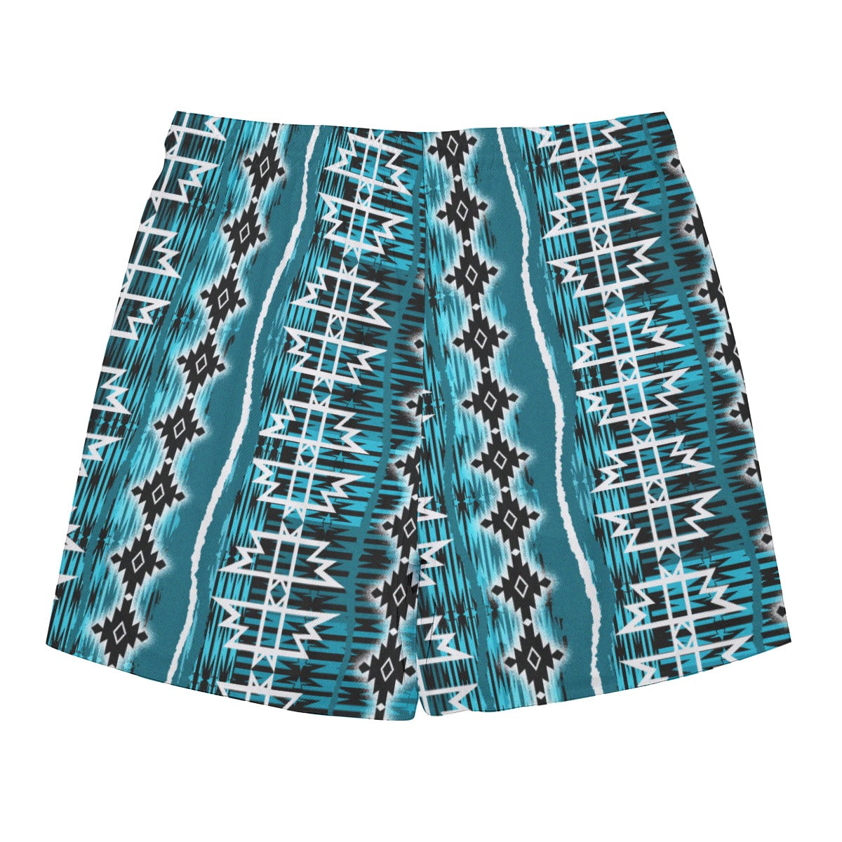 Southwestern Blue Dudes Drawstring Chill Gym Shorts