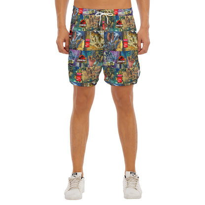 Collect All 4! Dudes Drawstring Chill Gym Shorts