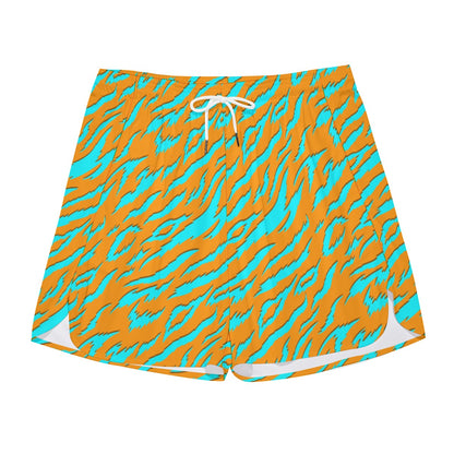 Tiger Pimp Dudes Drawstring Chill Gym Shorts