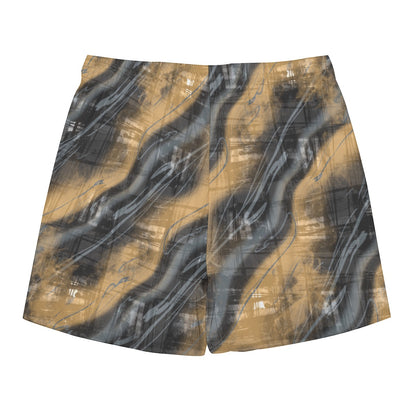 Caramel Fog Dudes Drawstring Chill Gym Shorts