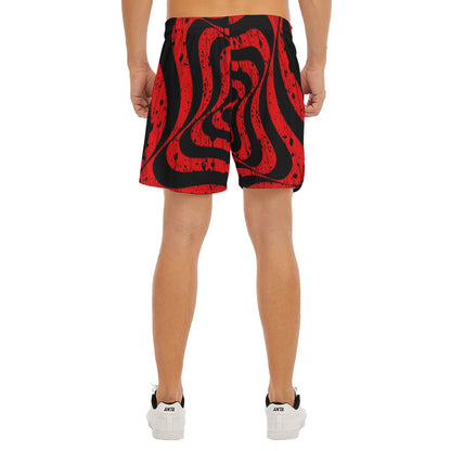 Blood Illusion Dudes Drawstring Chill Gym Shorts