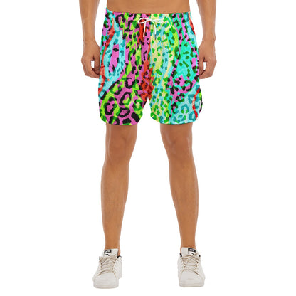 Candy Cat Dudes Drawstring Chill Gym Shorts