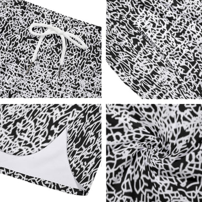 Acid Etch Dudes Drawstring Chill Gym Shorts
